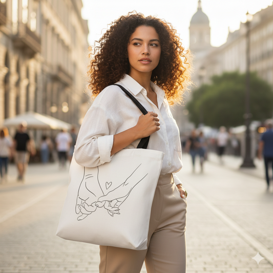 2 designs en 1 Tote Bag