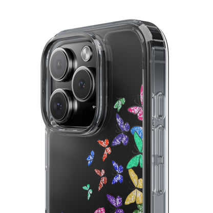 Coque - Sunflower and Rainbow Butterflies