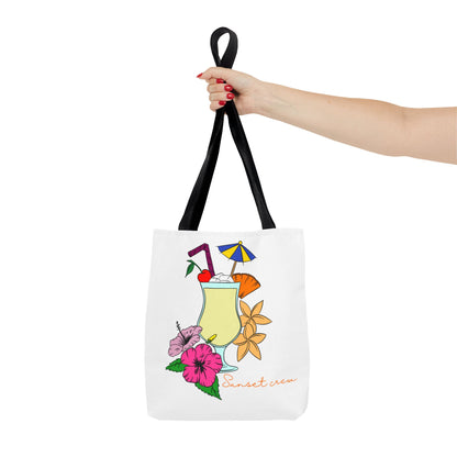 Sunset crew Tote bag