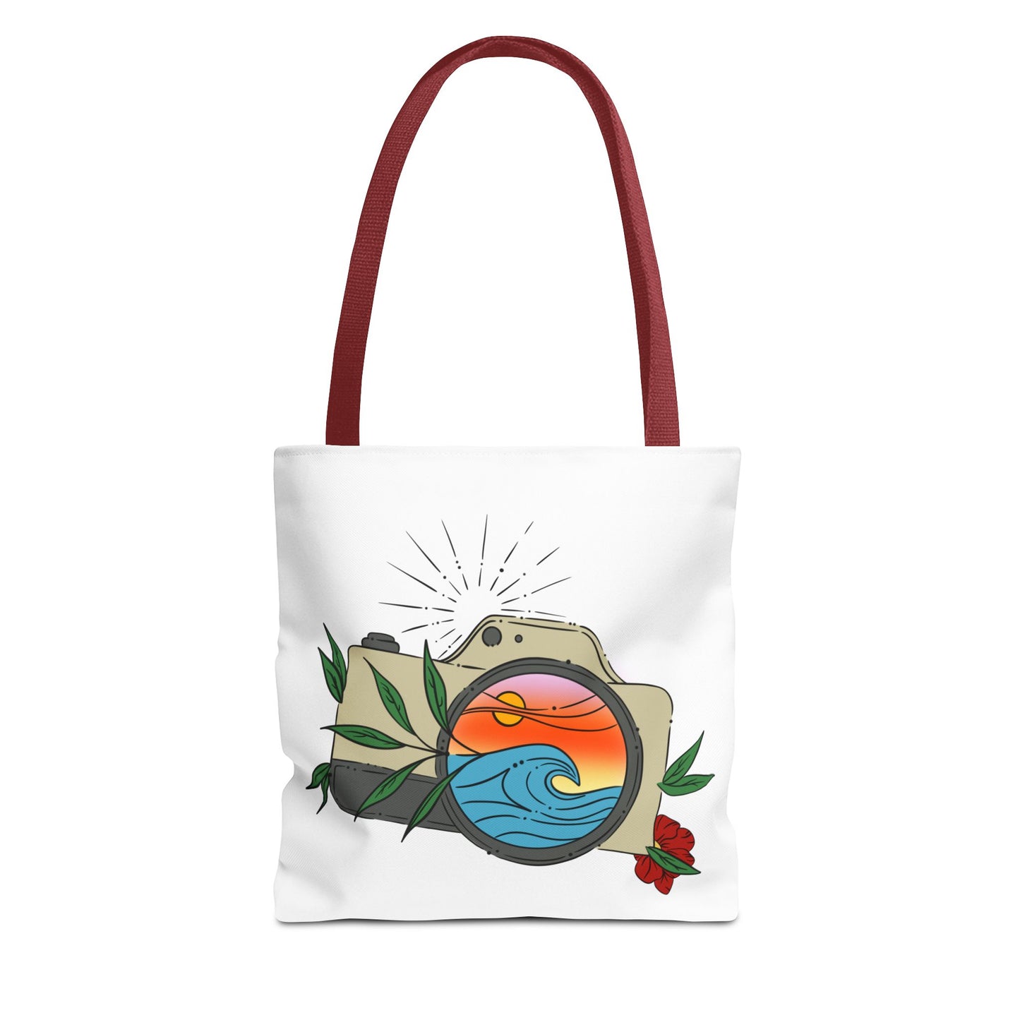 Sunset Camera Tote Bag