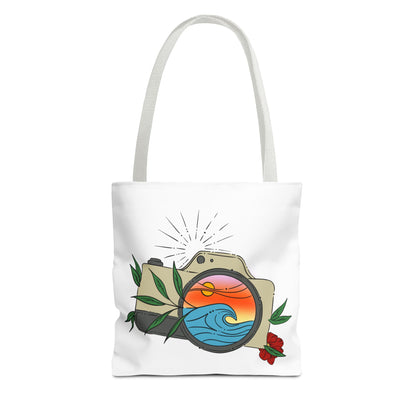 Sunset Camera Tote Bag