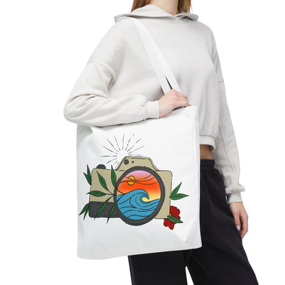 Sunset Camera Tote Bag