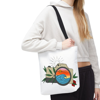 Sunset Camera Tote Bag