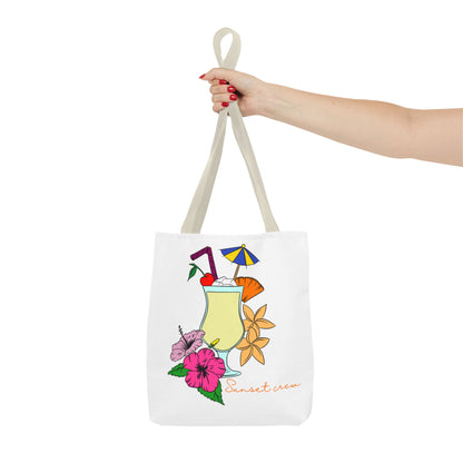 Sunset crew Tote bag