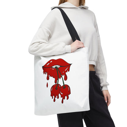 Lips cherry Tote bag