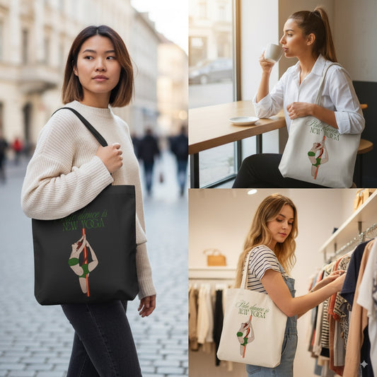 Tote bag - Pole dance is new yoga