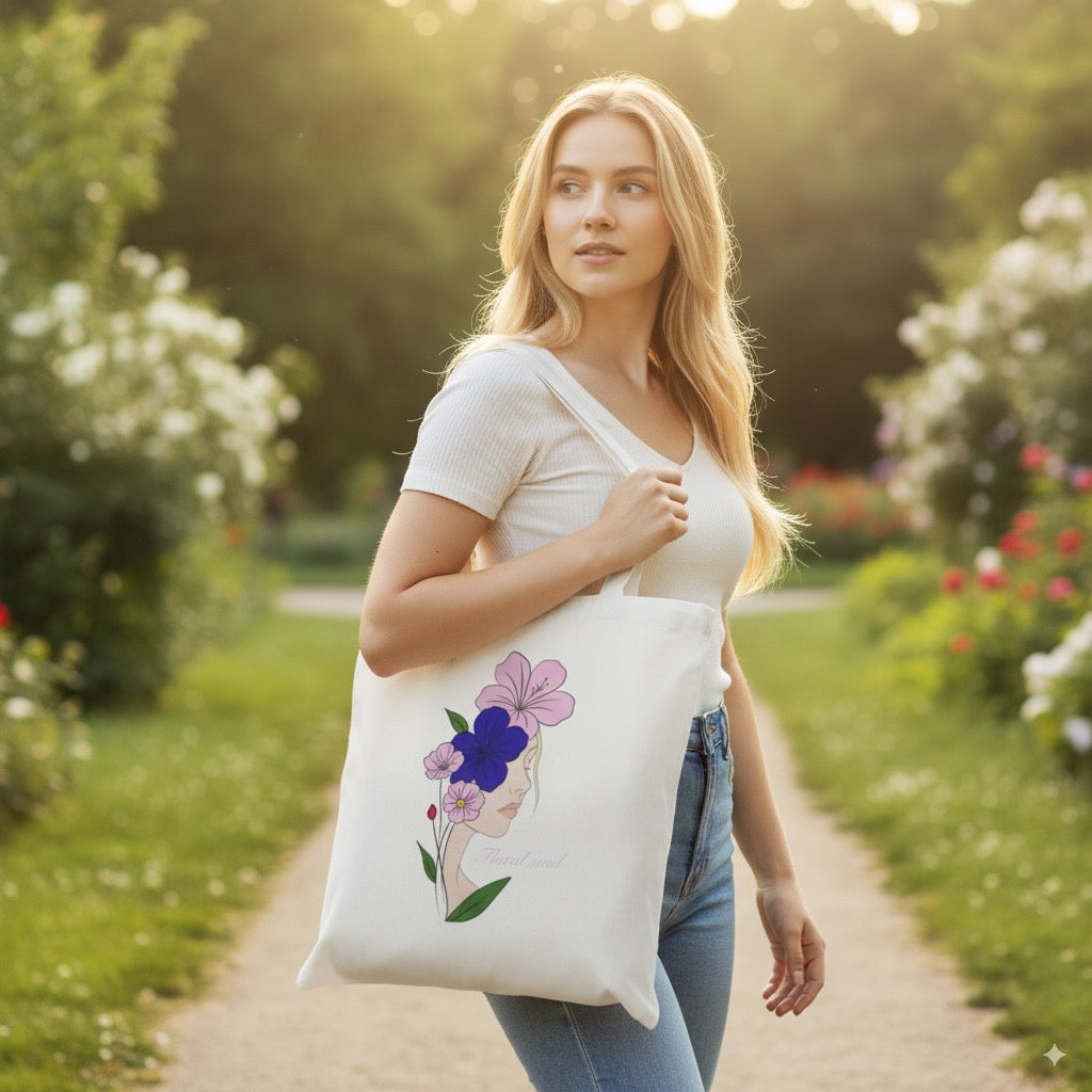 Floral Soul Tote Bag