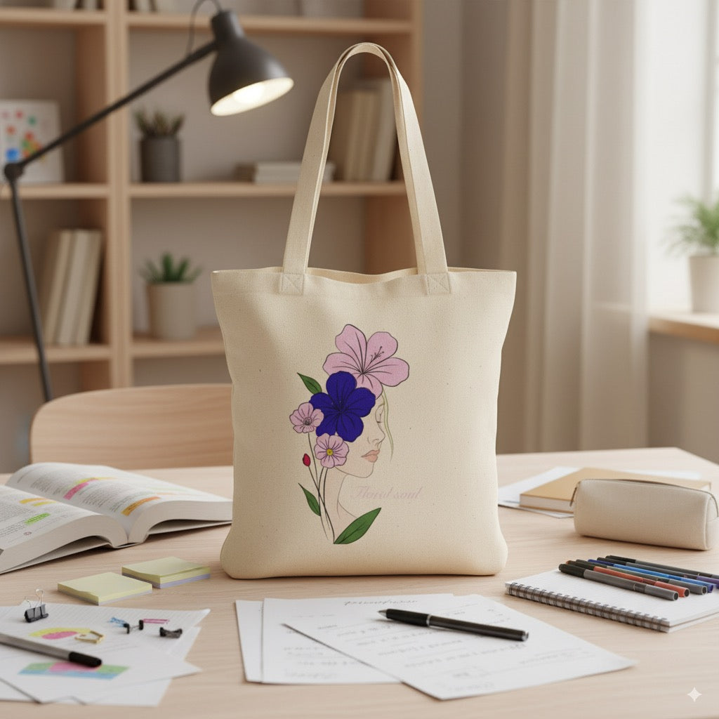 Floral Soul Tote Bag