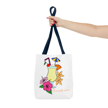 Sunset crew Tote bag