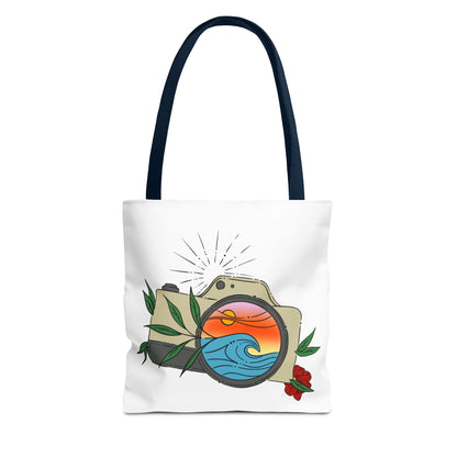 Sunset Camera Tote Bag