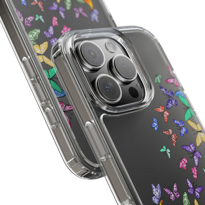 Coque - Sunflower and Rainbow Butterflies