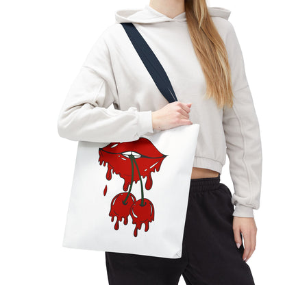 Lips cherry Tote bag