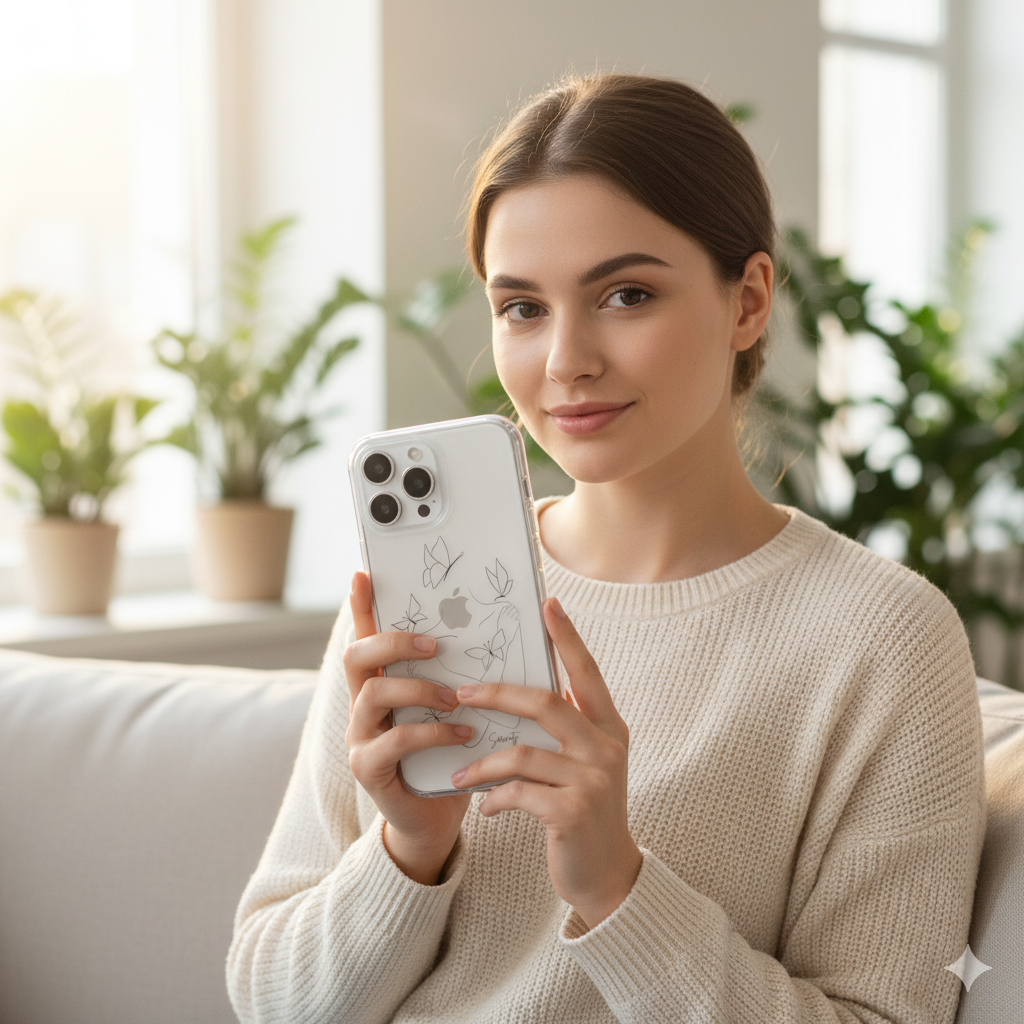 Serenity minimaliste phone case