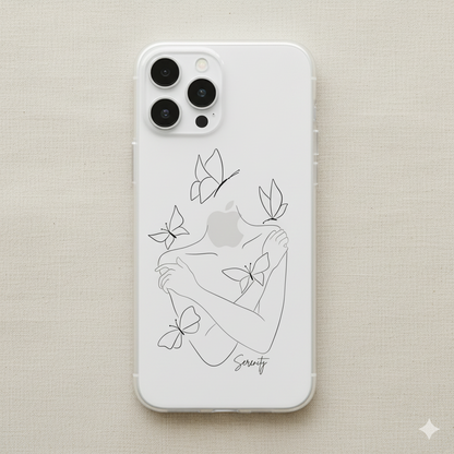 Serenity minimaliste phone case