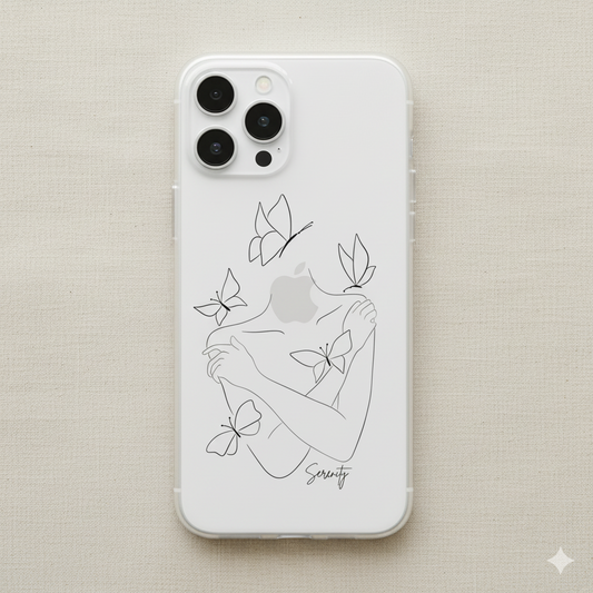 Serenity minimaliste phone case