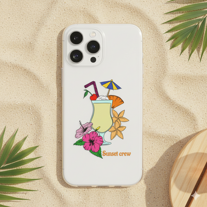 Tropical Sunset Crew Phone Case