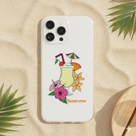 Tropical Sunset Crew Phone Case