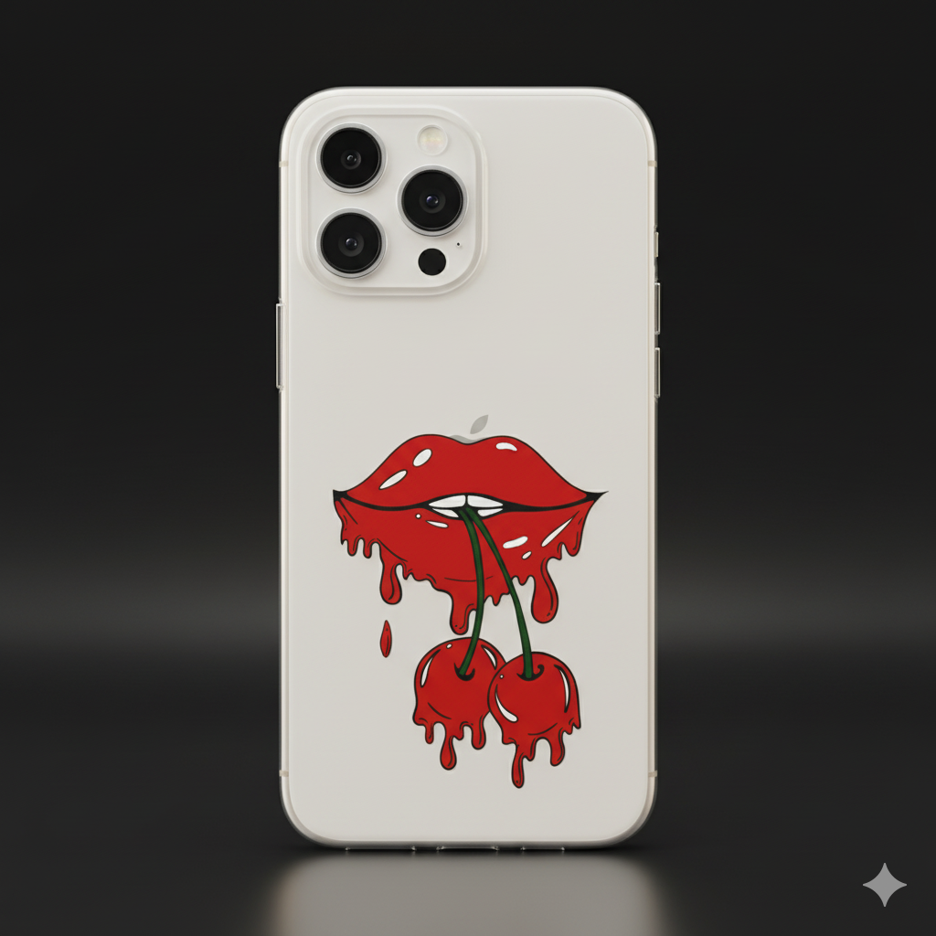Lips Cherry Phone Case