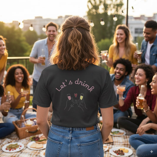 Fun Let's Drink Unisex T-Shirt