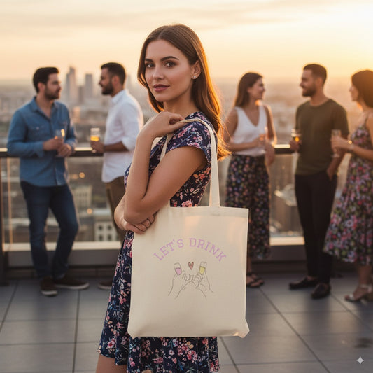 Let's Drink Tote Bag