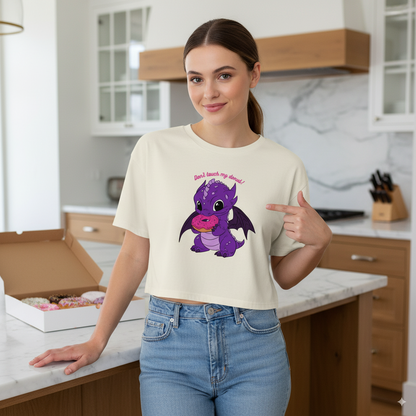 Crop top - Don't touch my donut
