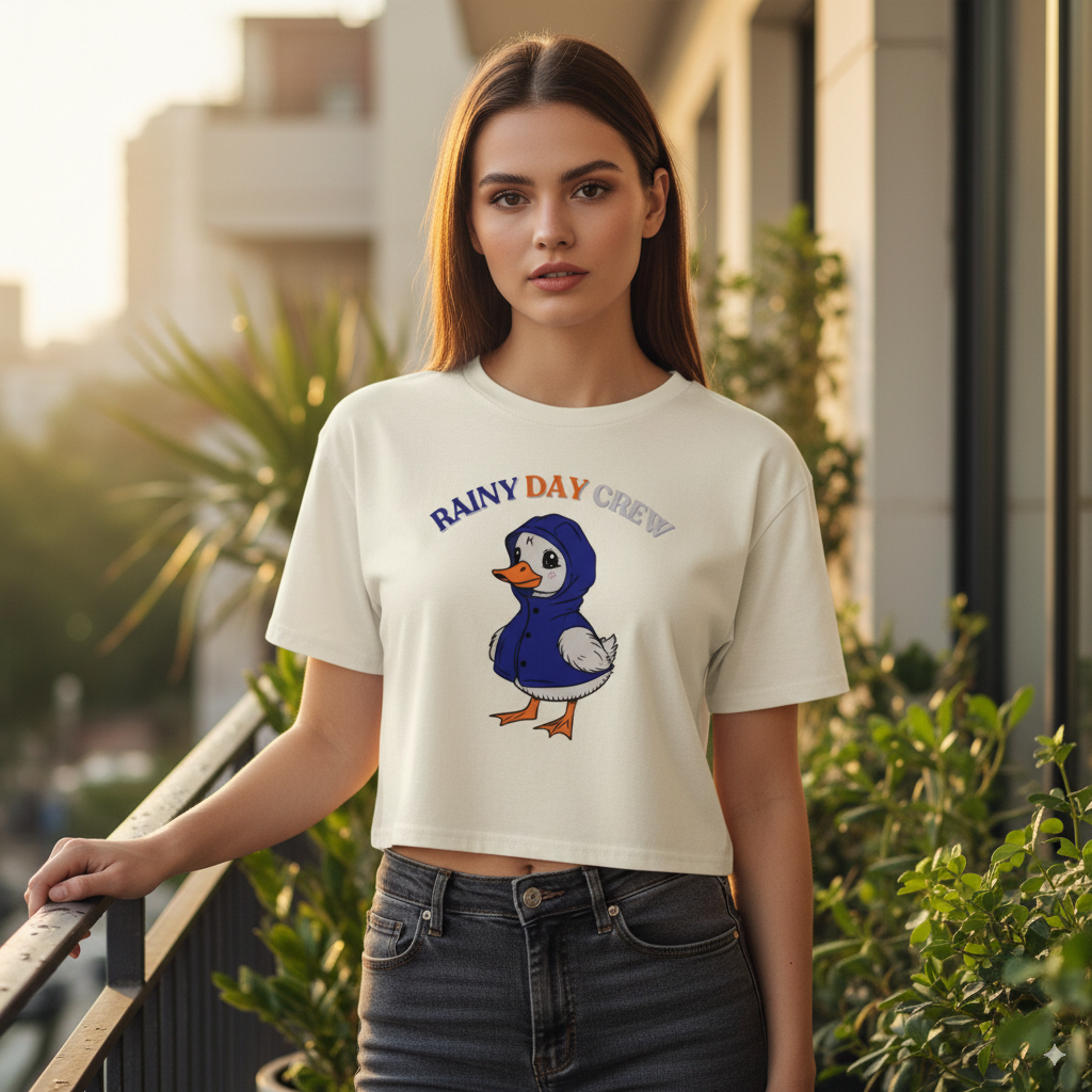 Crop top - Rainy day crew