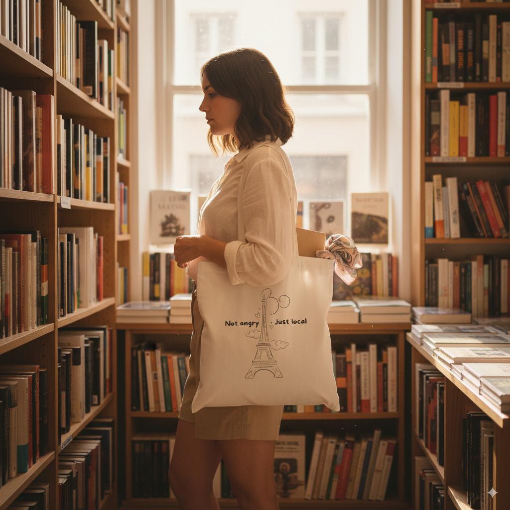 Tote Bag - Not angry, just local