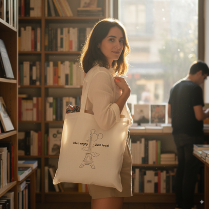 Tote Bag - Not angry, just local