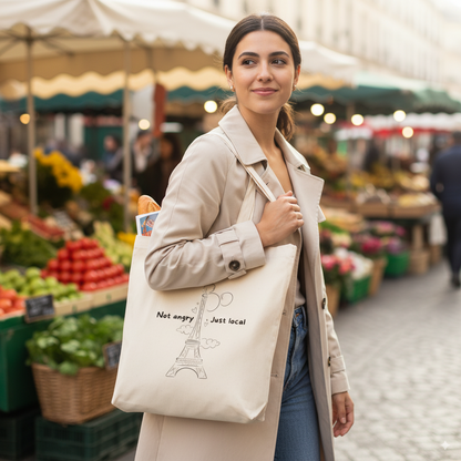 Tote Bag - Not angry, just local