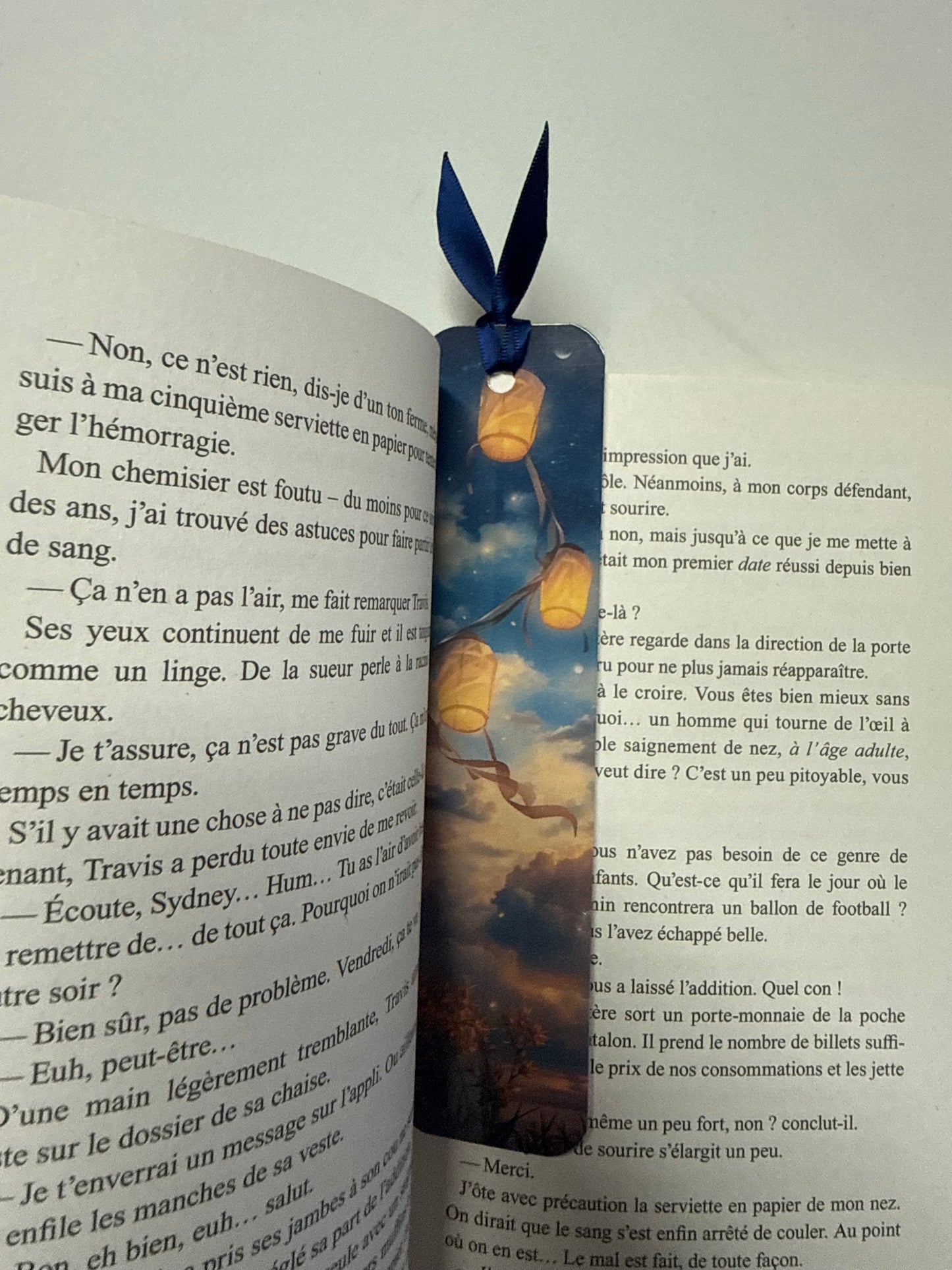 Marque page - Lanternes