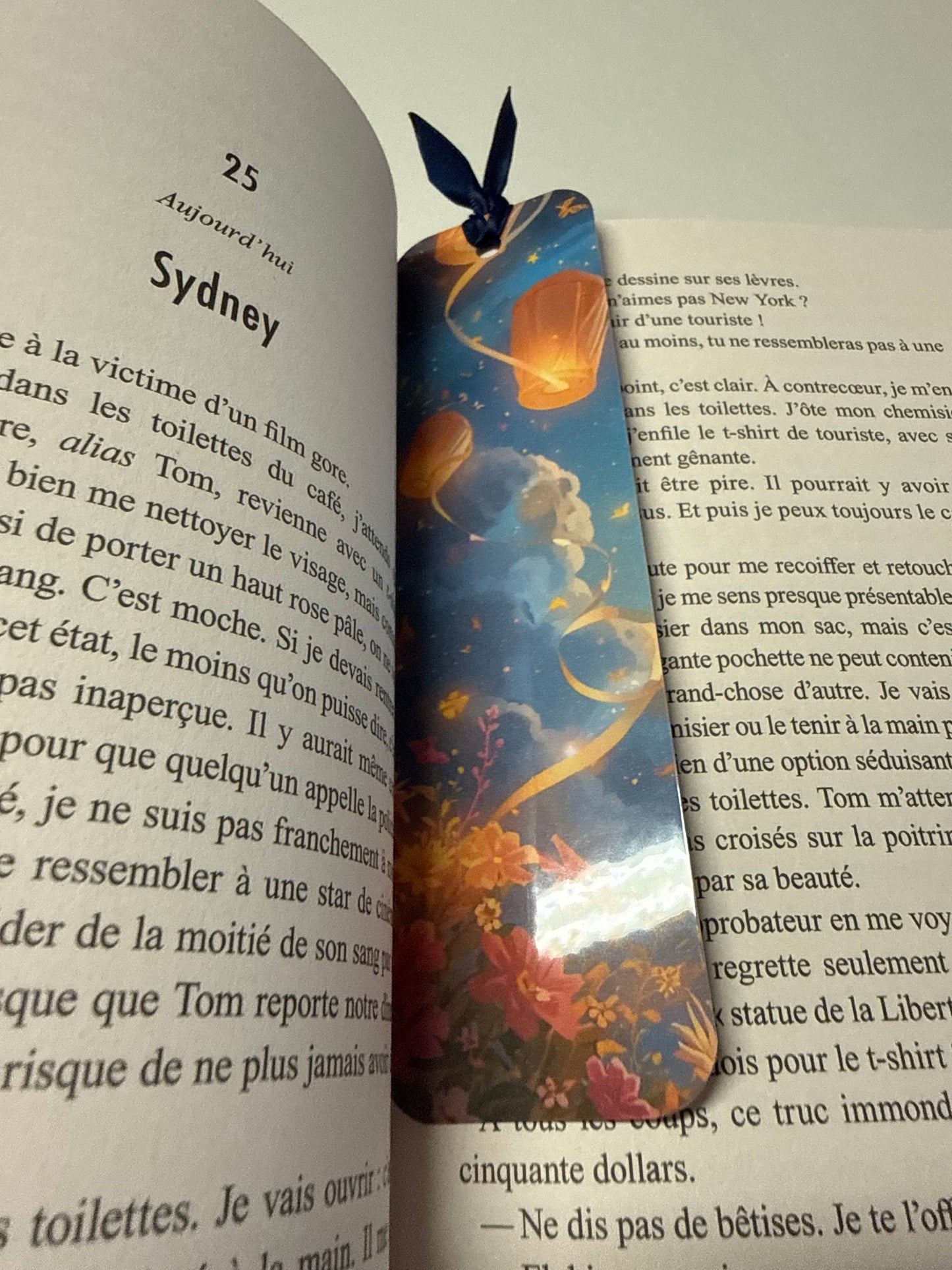 Marque page - Lanternes