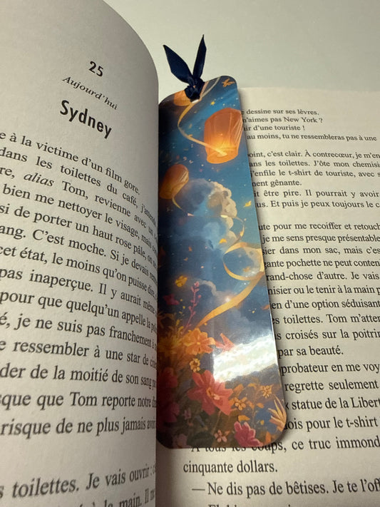 Marque page - Lanternes