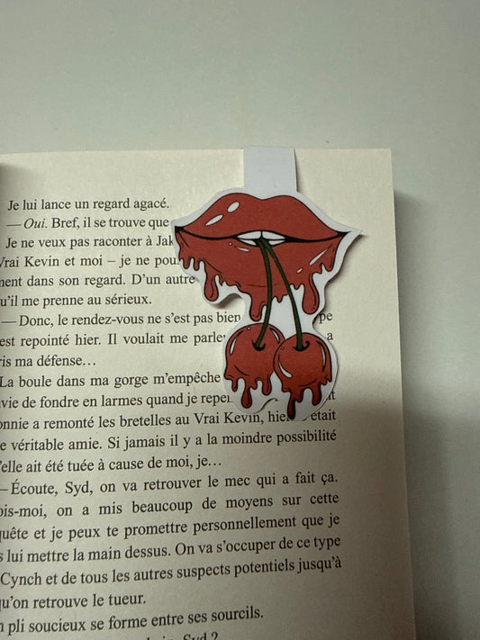 Marque page - Cherry Lips