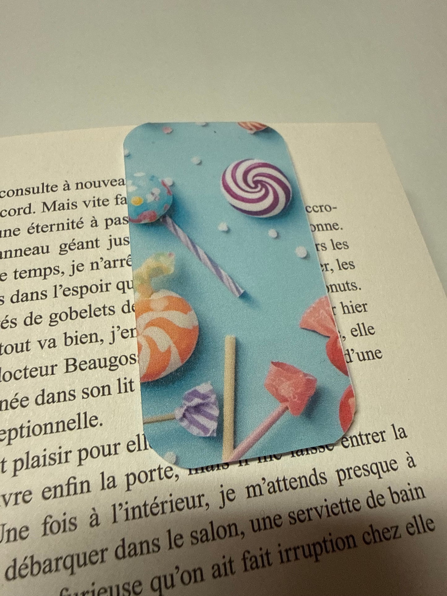 Marque page - bonbons