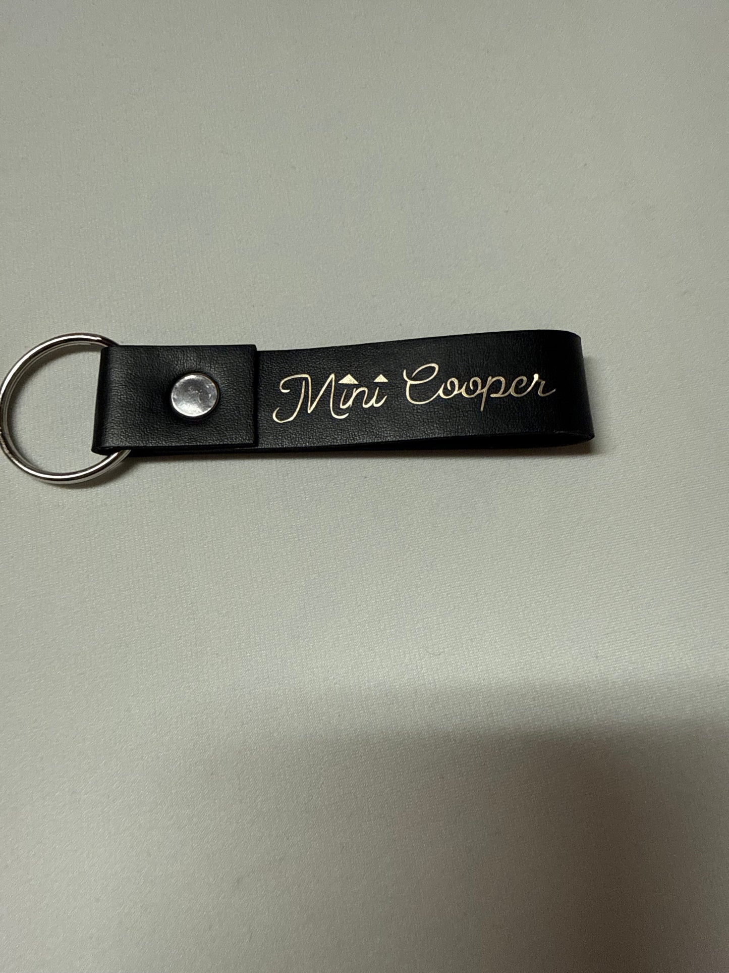 Porte clé personnalisable en simili cuir