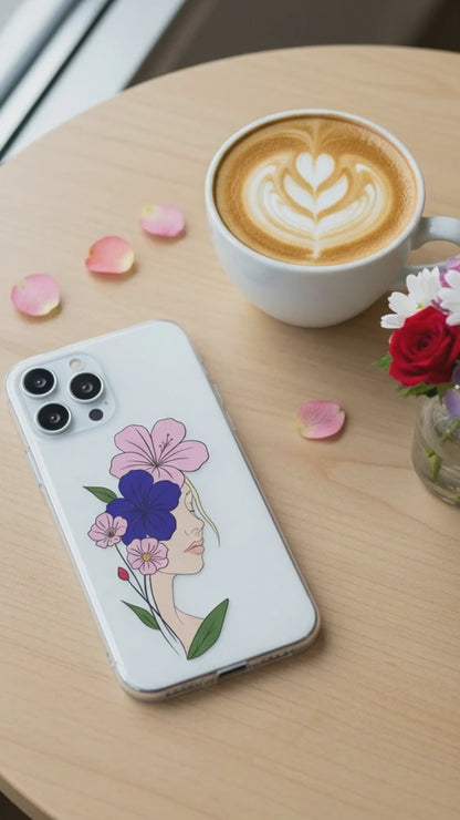 Coque - Blooming face